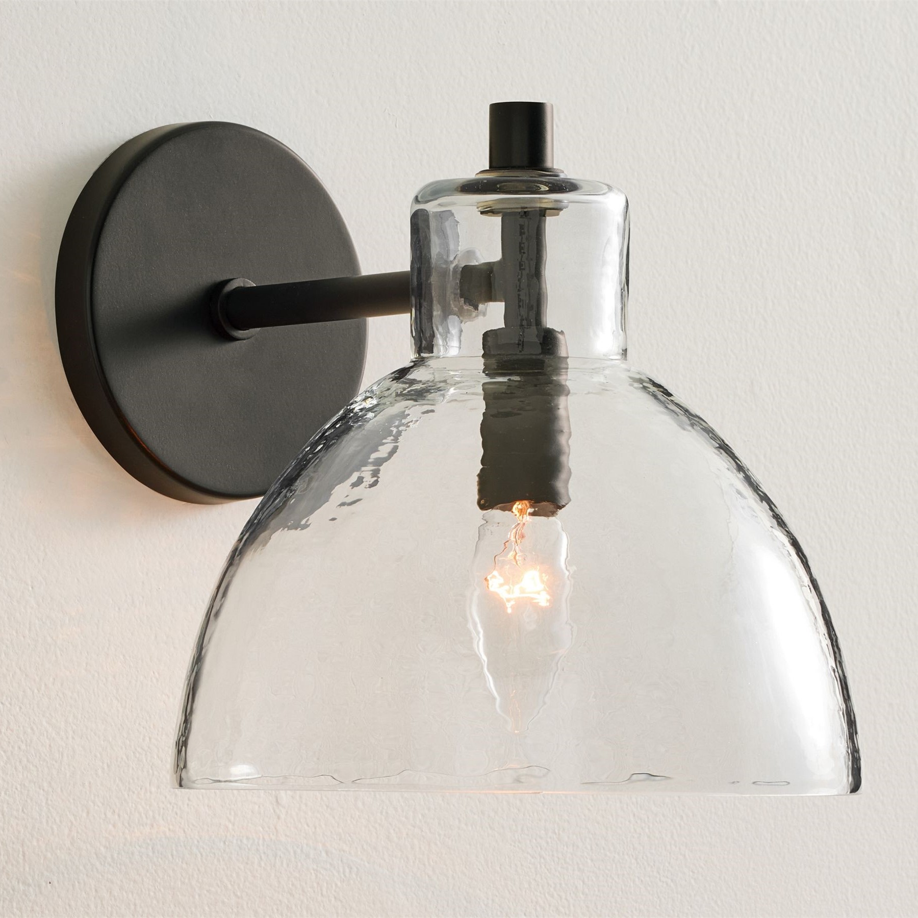 Glavira Recycled Glass Double Sconce - Indoor Brass Wall Lighting T049