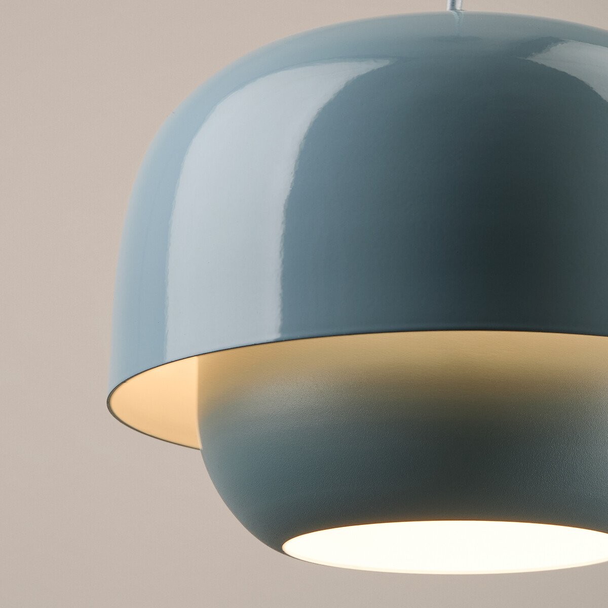 Clinco Retro-Modern Metal Pendant - Dual Shade Dome Light T413