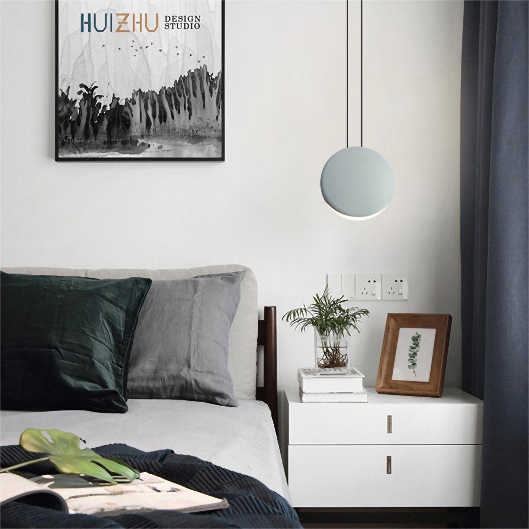 Modern Flattened Cosmos Pendant Light