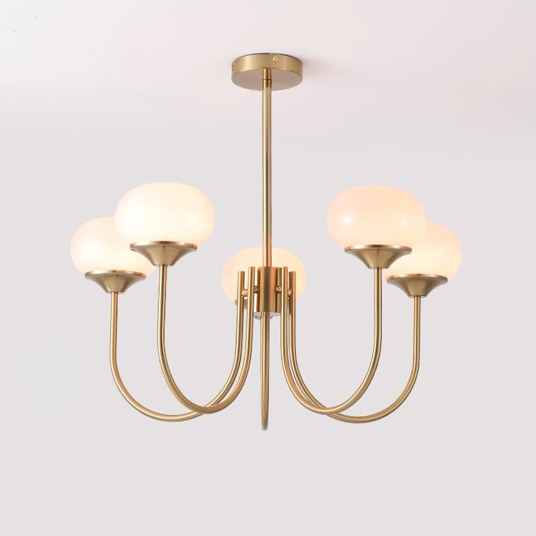 Nordic Bauhaus Glass Marshmallow Chandelier S168