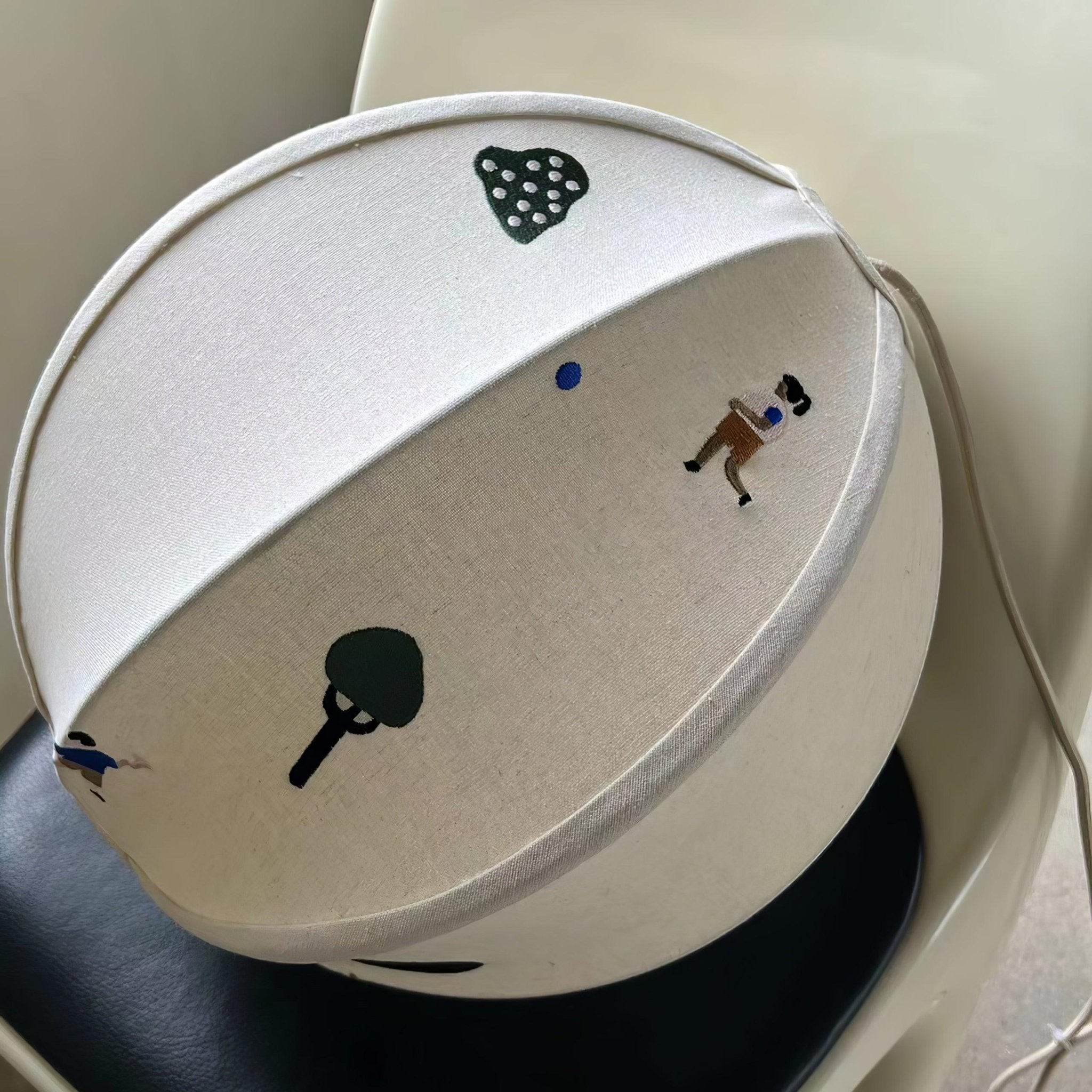 Park Embroidered Textile Pendant Lamp M442