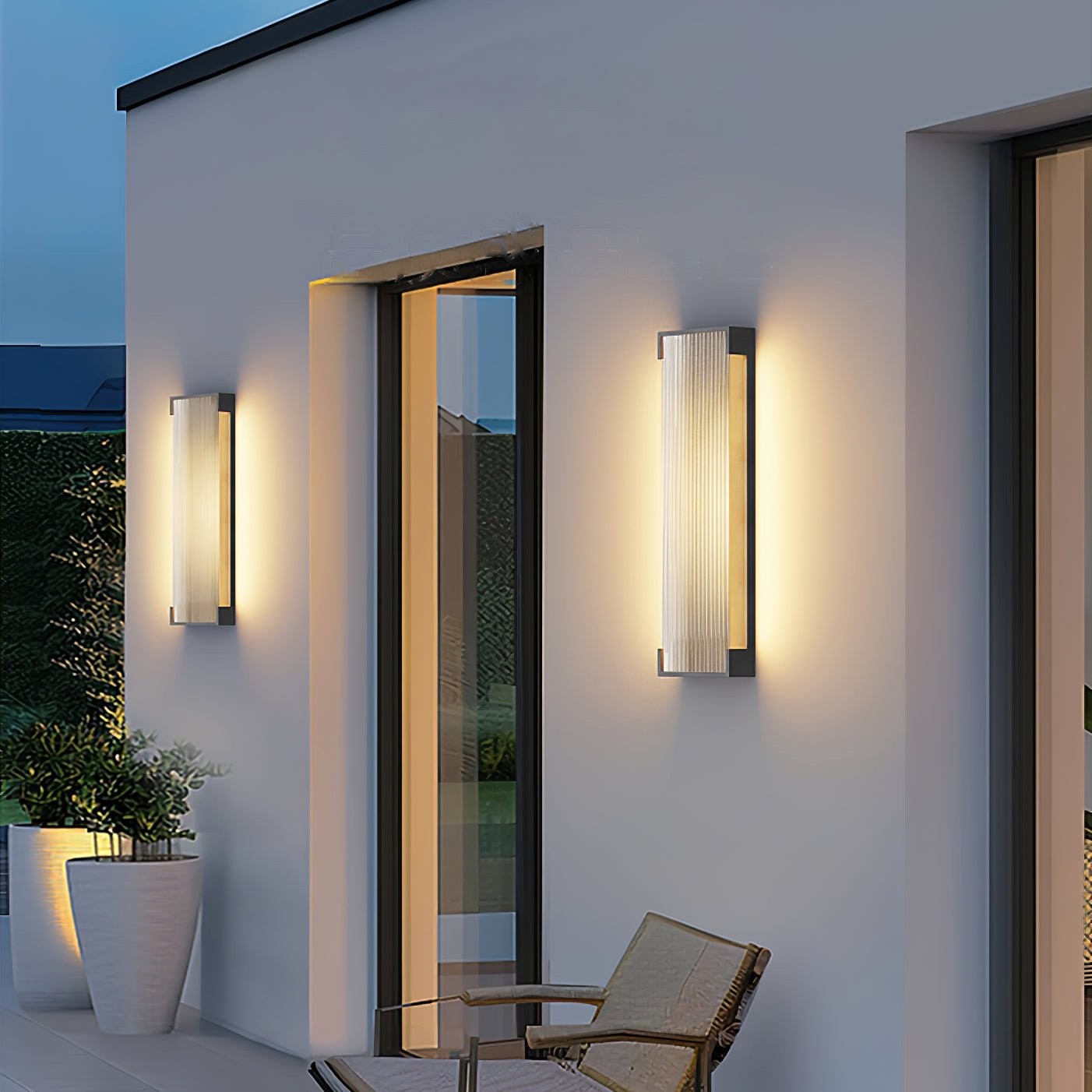 Rectangular Outdoor Wall Light M434