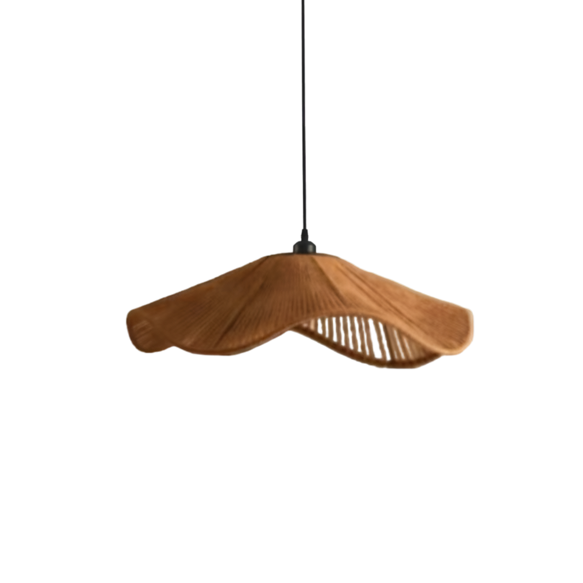 Cape Points Boho Natural Jute Fiber Pendant Light D838