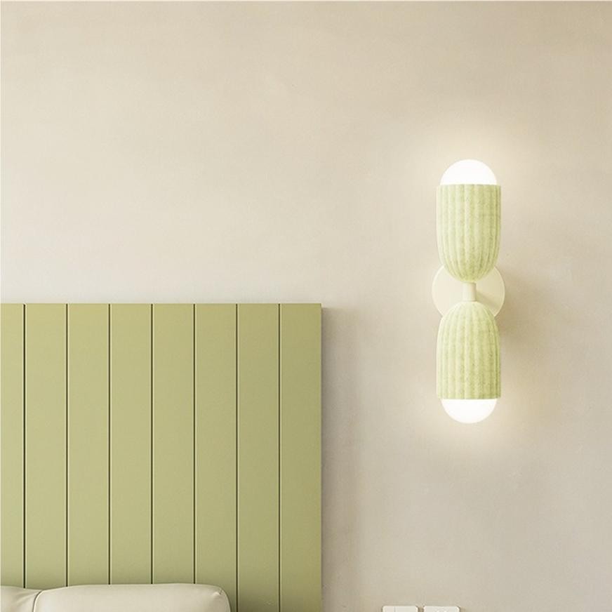 Creative Cylinder Resin Bedroom Wall Lamp S141