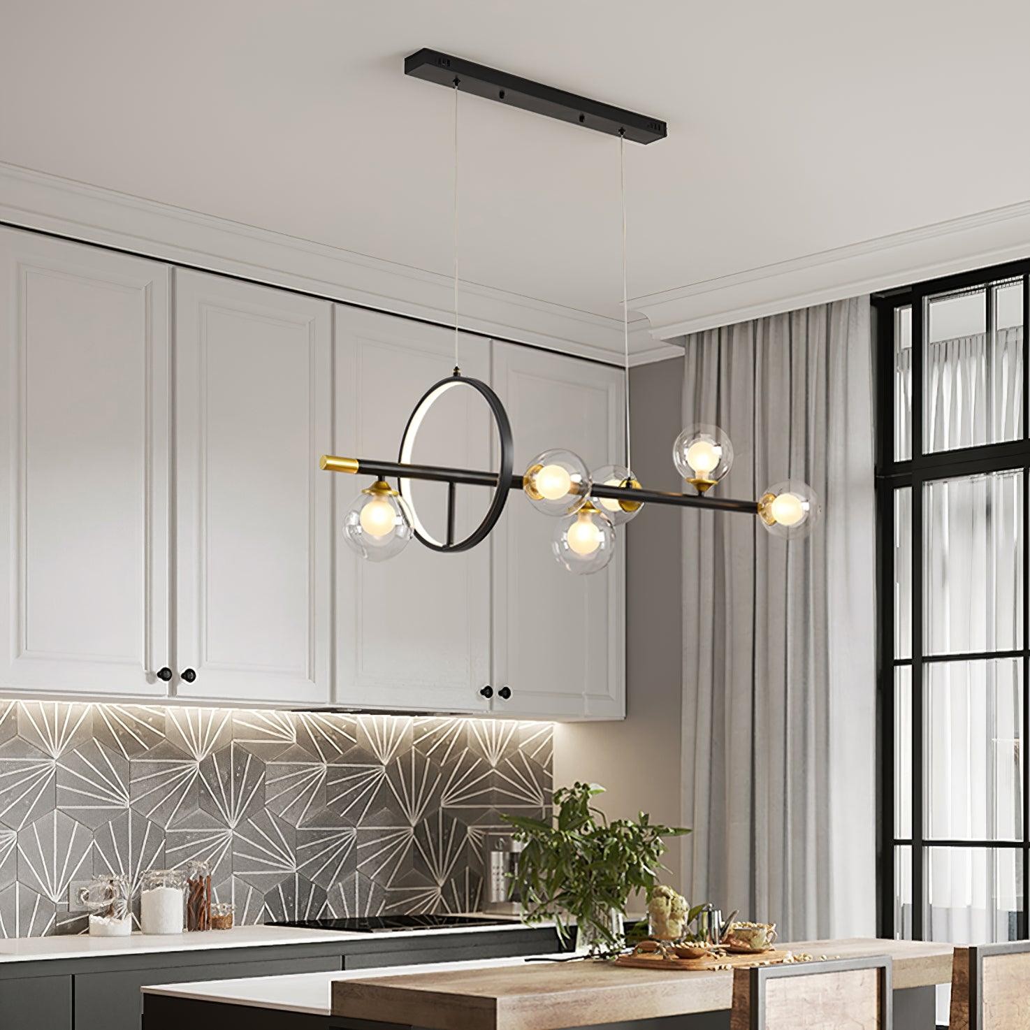 Creative Horizontal Long Bar Chandelier M68