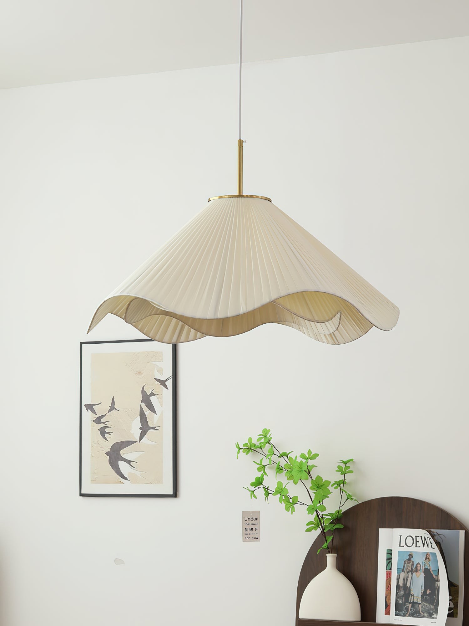 Nordic Cream Style Floral Pendant Lamp M561