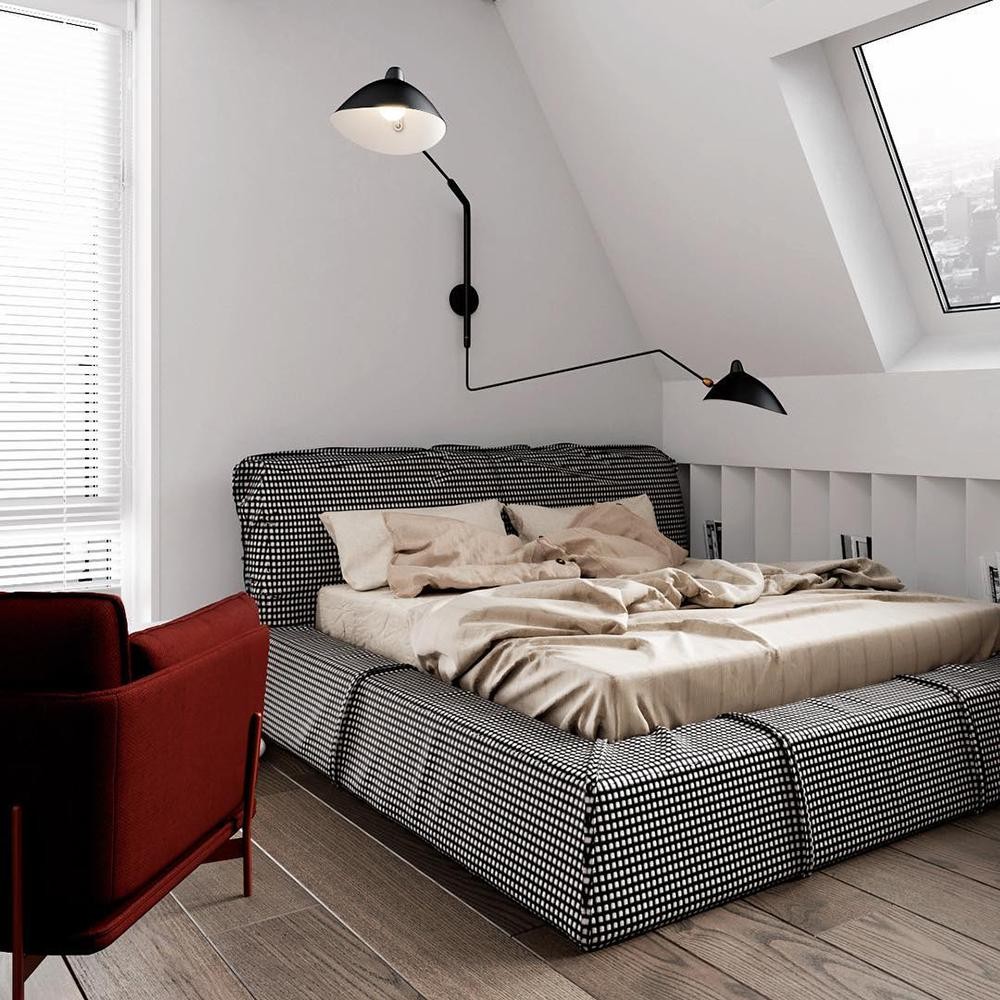 Industrial Duckbill Design LED Bedroom Wall Lamp S16