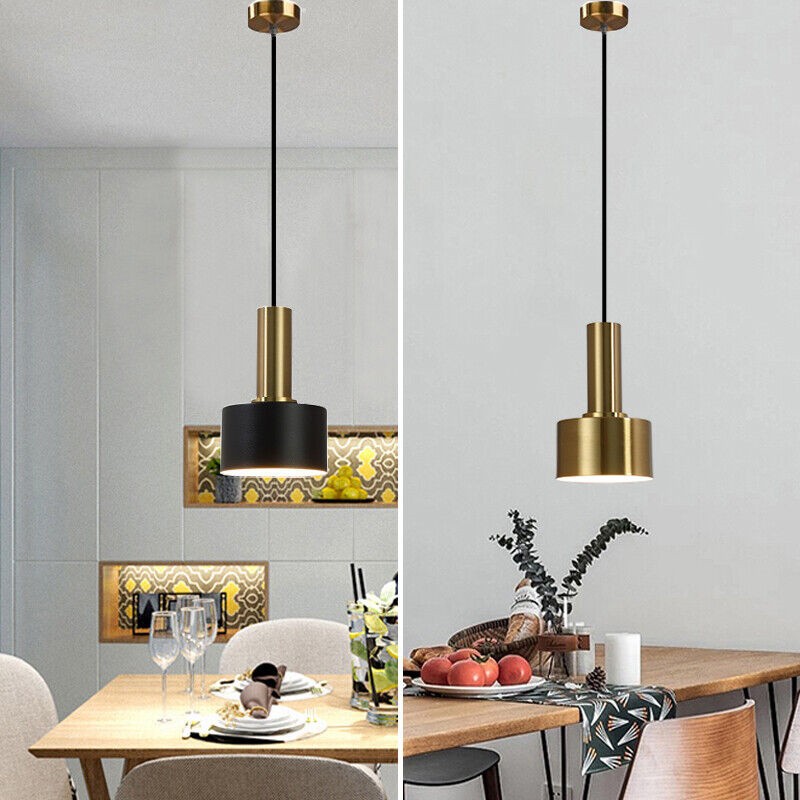 Nordic Brass Bedroom Pendant Light Modern Bar Pendant Light S95