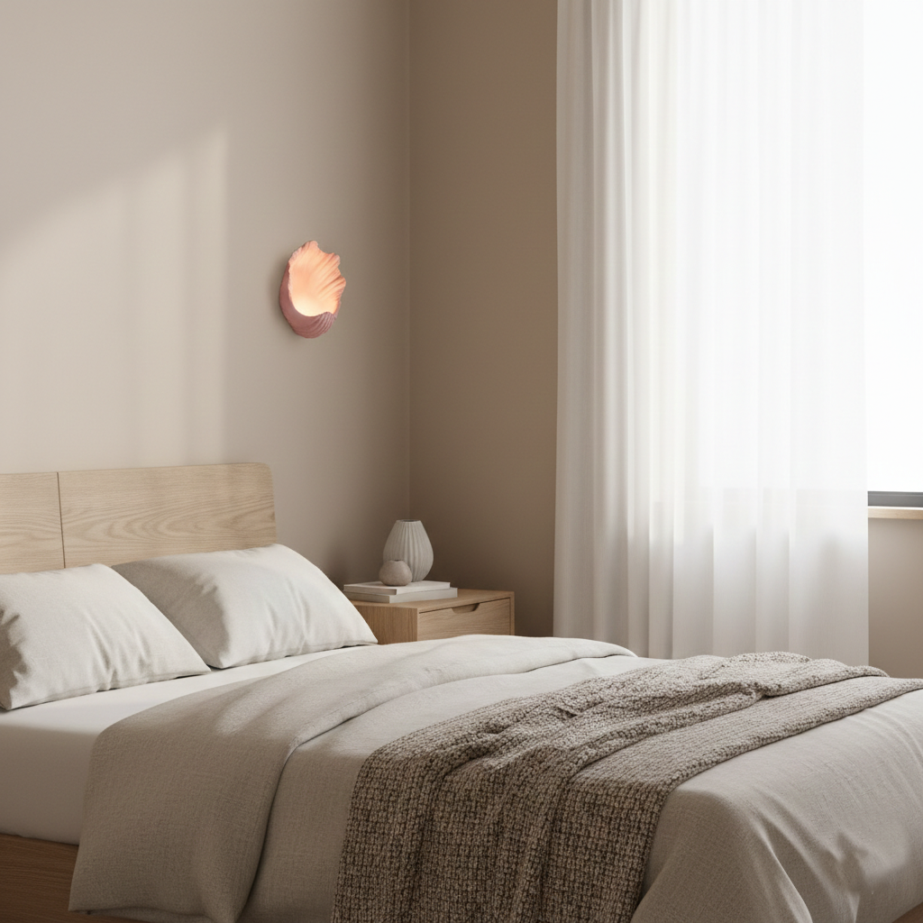 Selka Scallop Nordic Resin Wall Lamp D968
