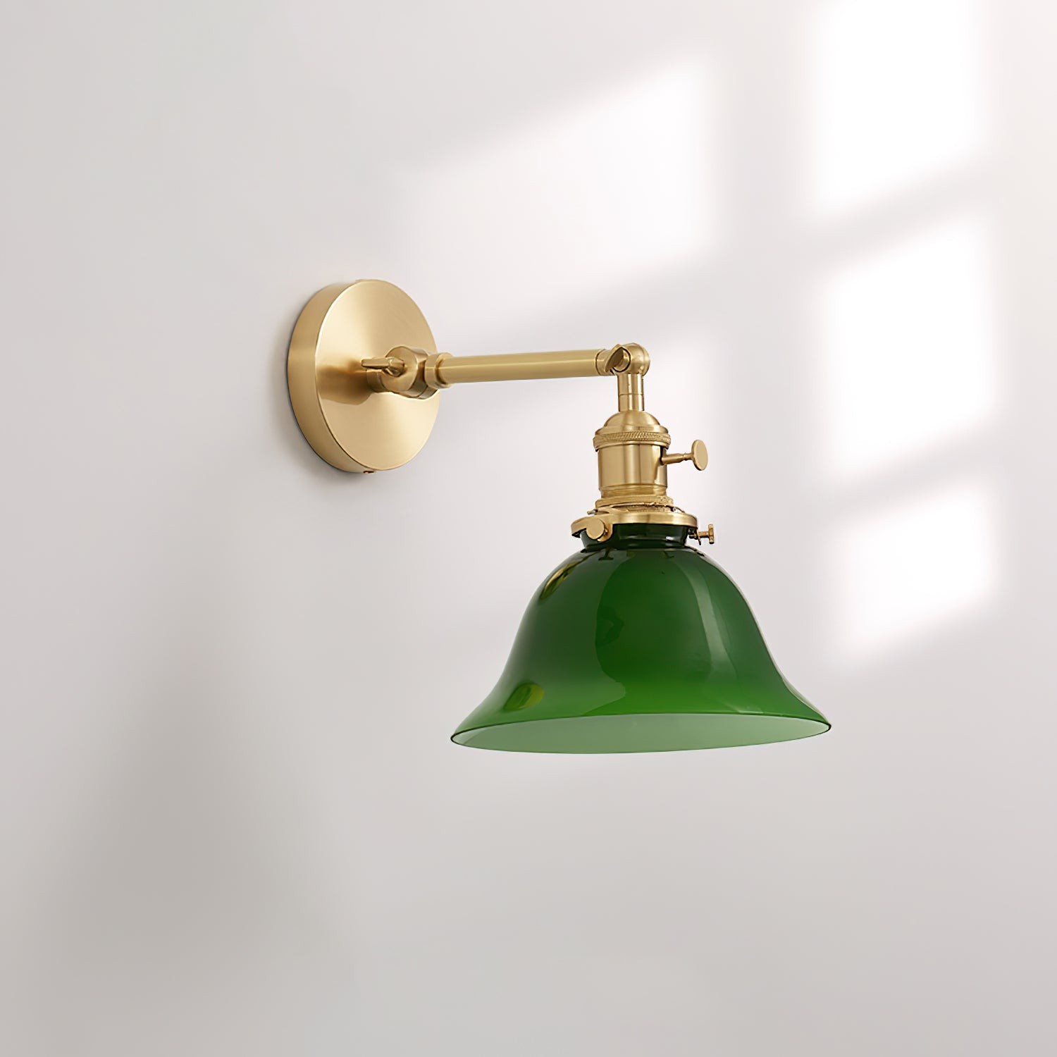 Personalized Green Bell-Shaped Wall Lamp M256