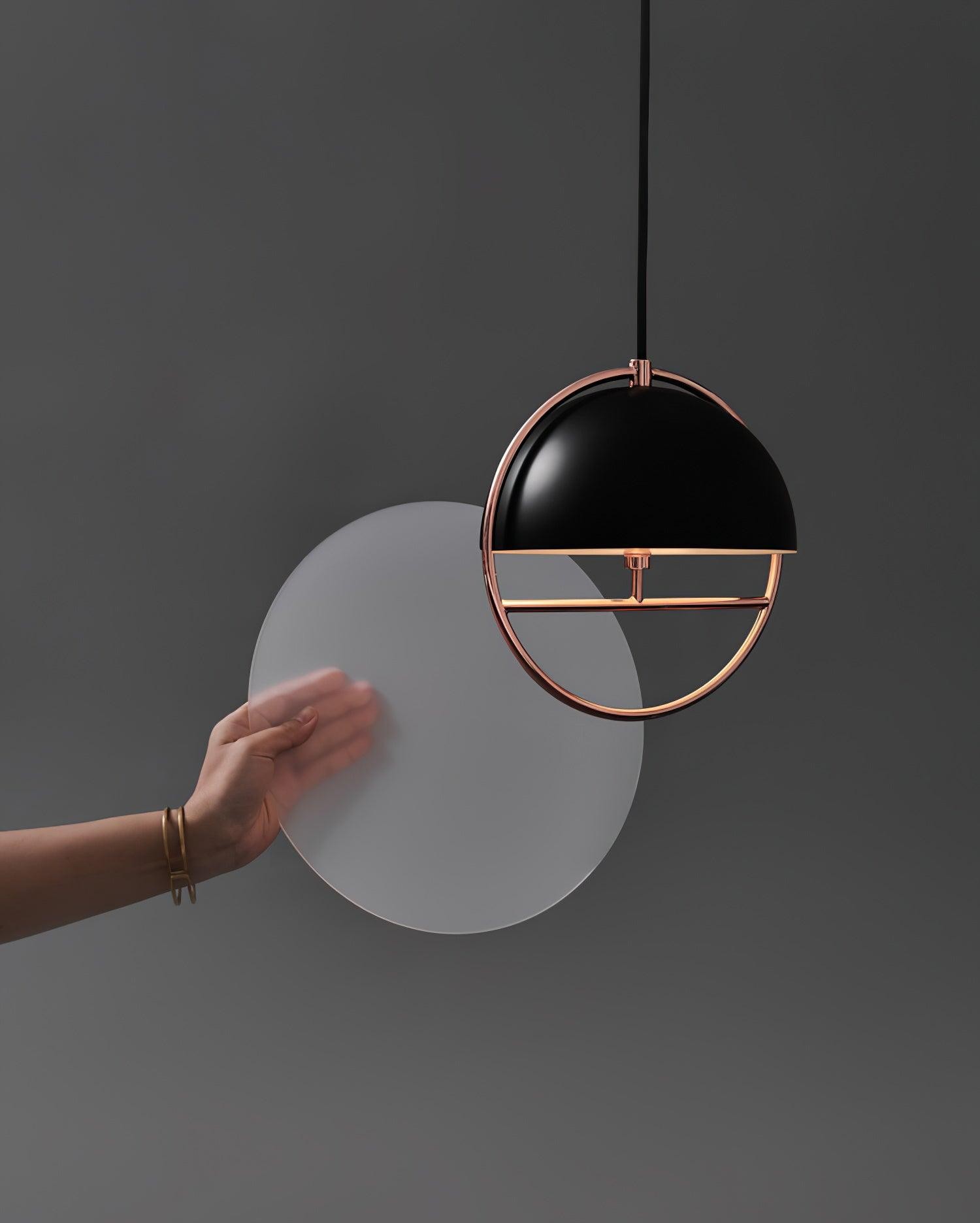 Nordic Hemispherical Ring Metal Pendant Lamp M551