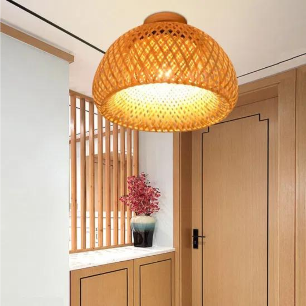 The Luminous Refuge Bamboo Ceiling Light D869