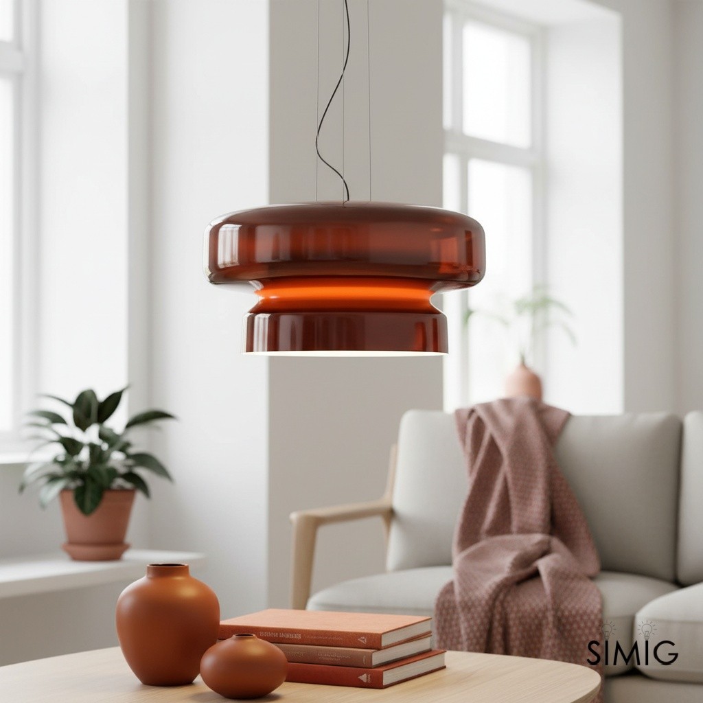 Bohemian Style Minimalist Glass Pendant Lamp M492