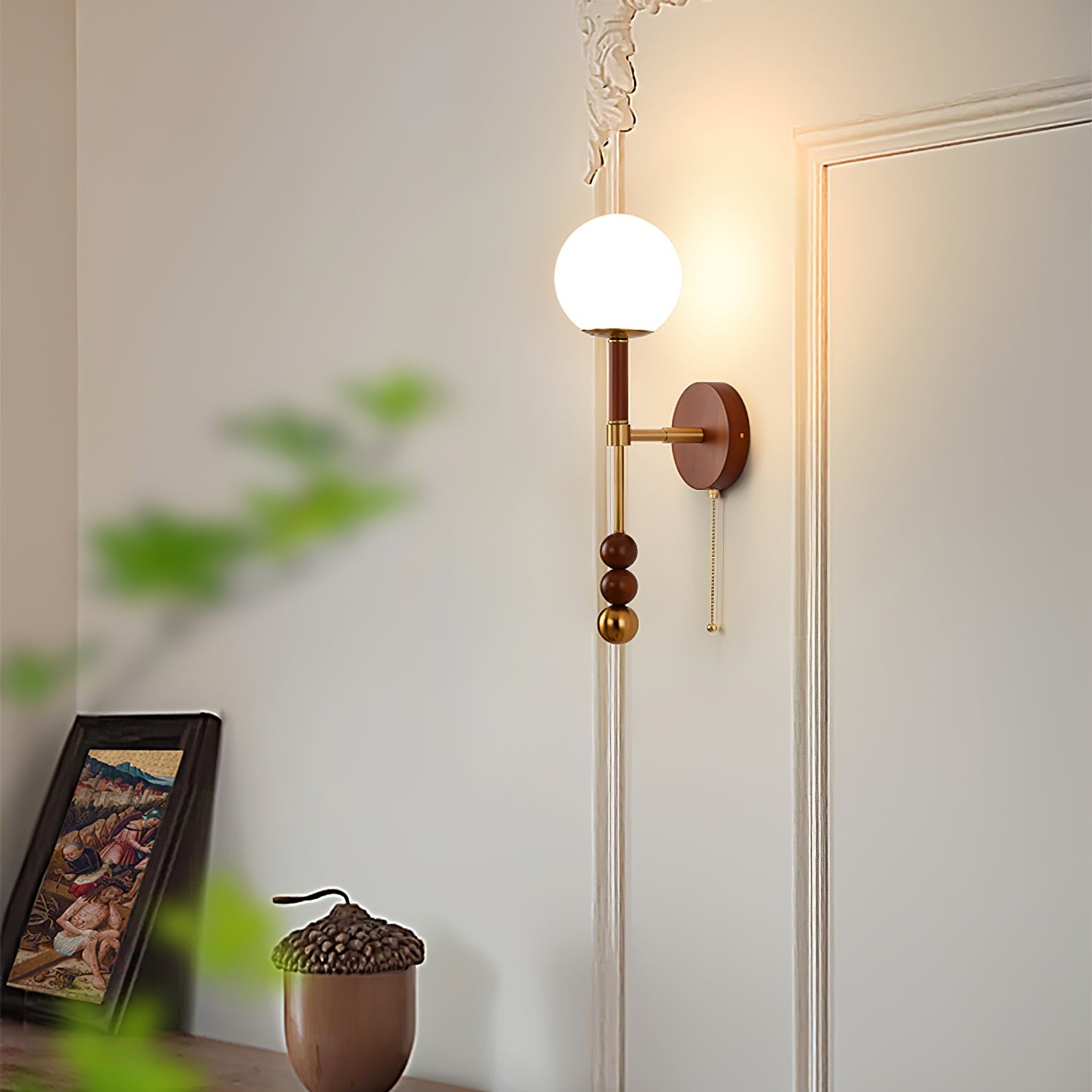 Retro Solid Wood Series Wall Lamp M523