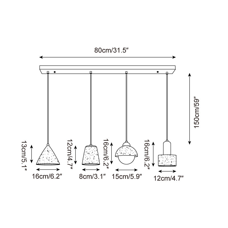Marnox Pendant Lamp D134