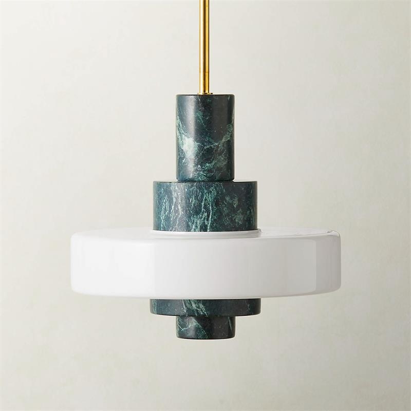 Mercury Green Marble Pendant Lamp D707