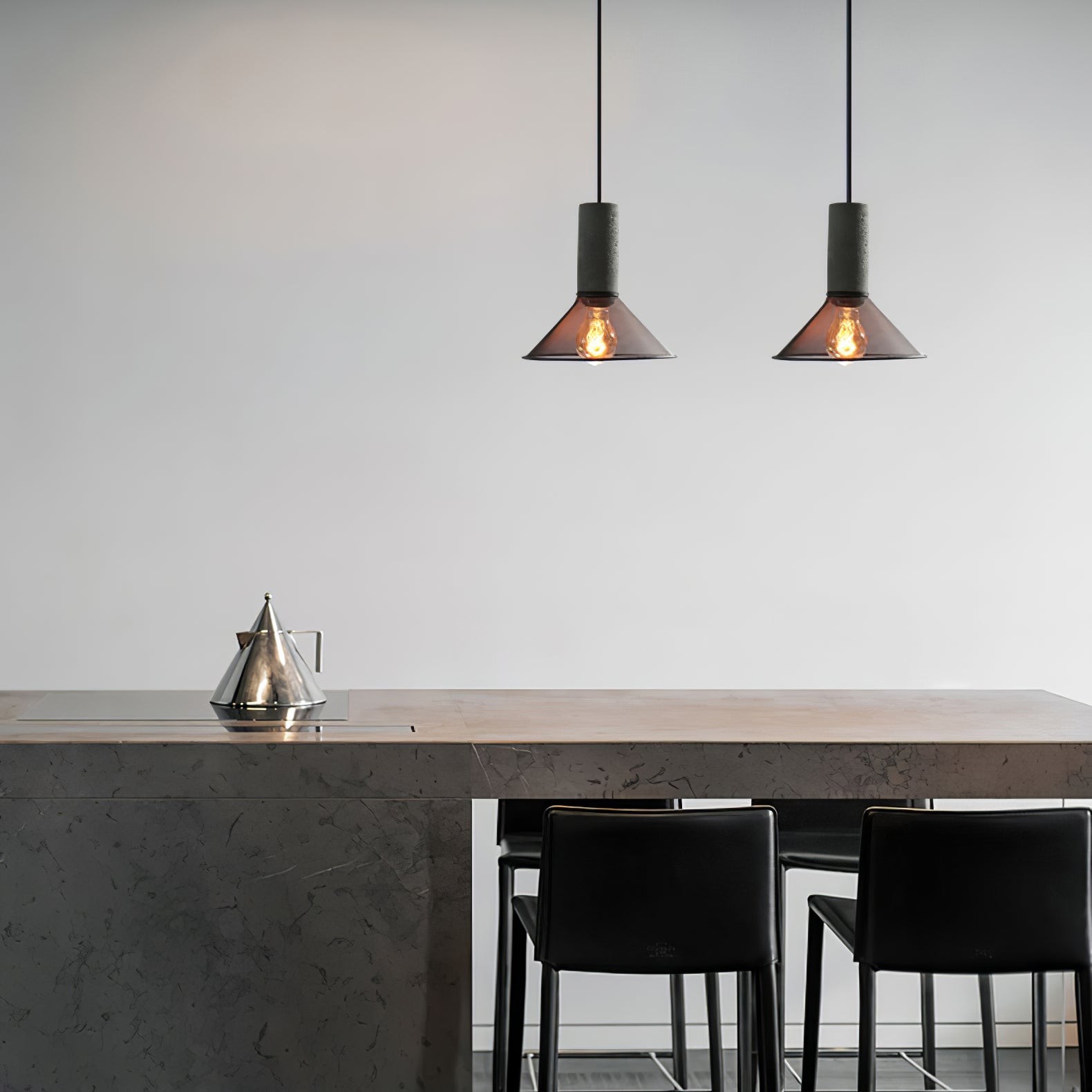 Cement Mesh Pendant Light M81