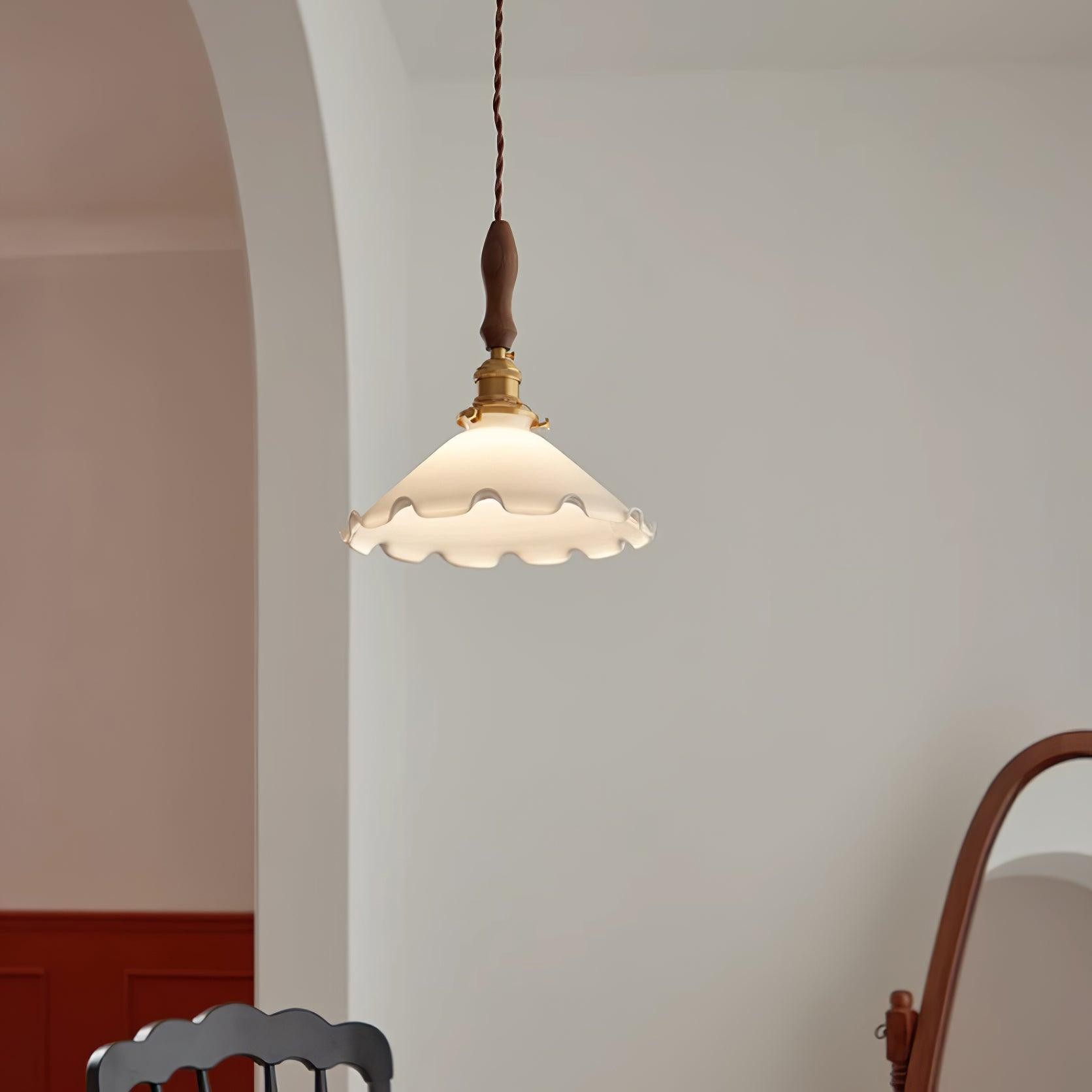 Milky Flower Pendant Light M354