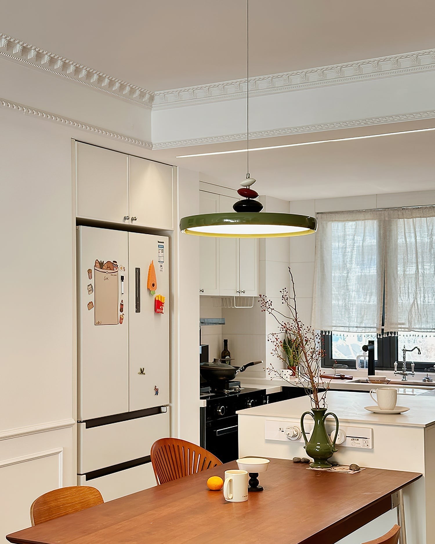 Swing Arm Stone Pendant Light M511