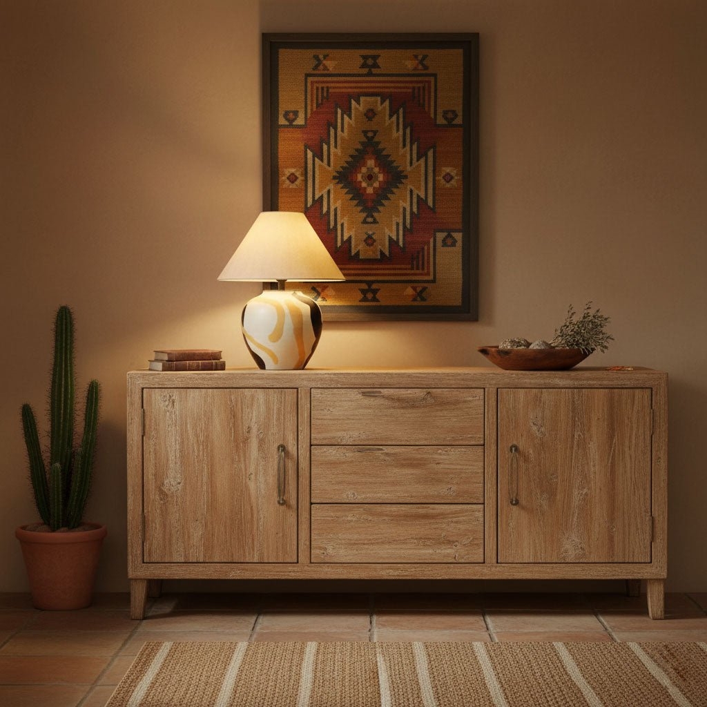 Abstract Pattern Ceramic Table Lamp D383