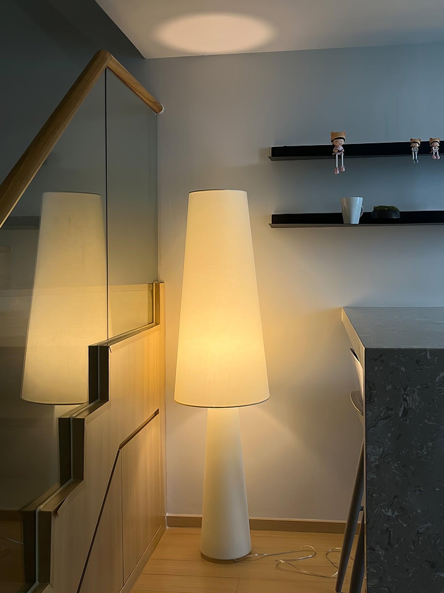 Column Fabric Floor Lamp Suitable For Living Room M76