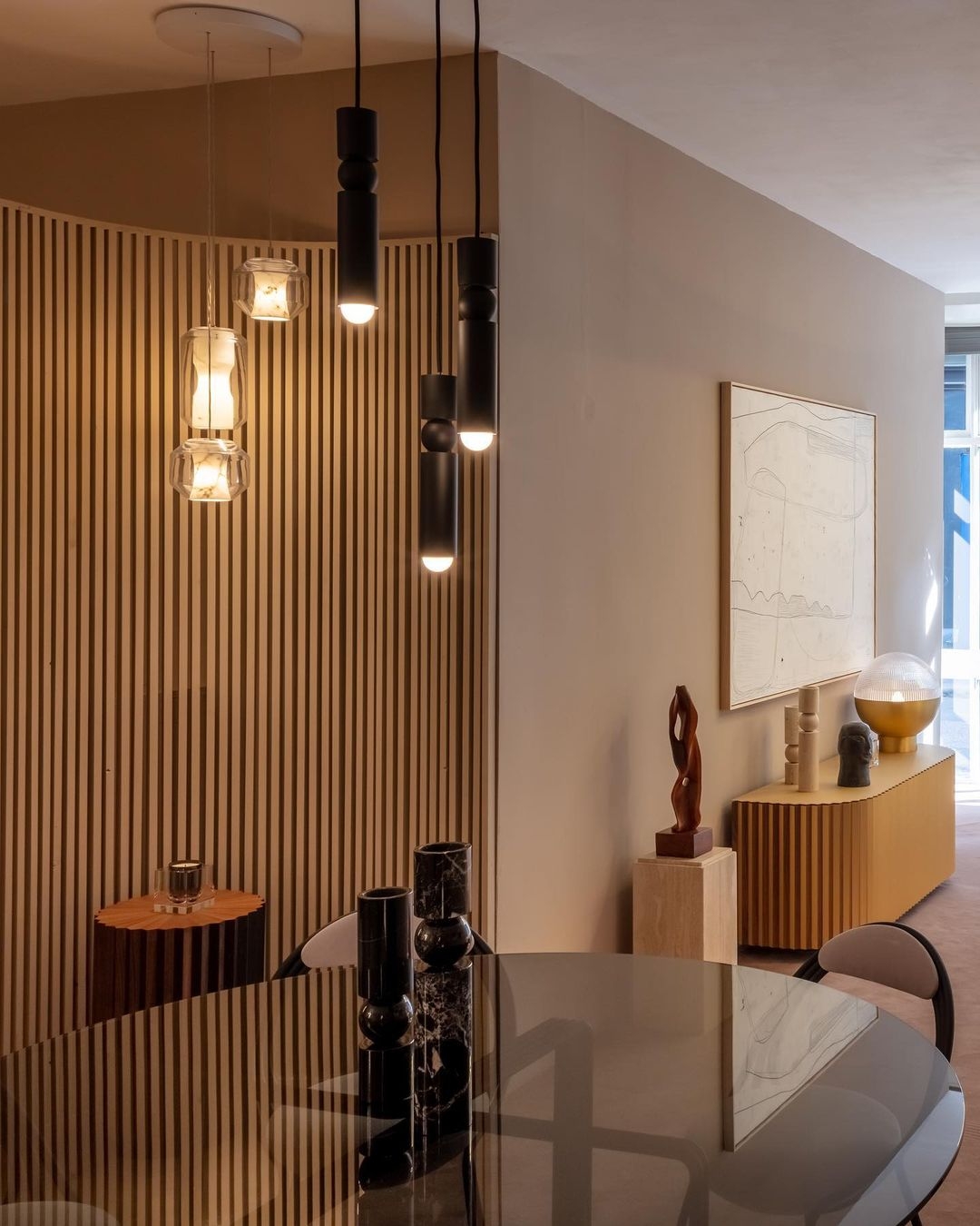 Glass Alabaster Pendant Lamp D444