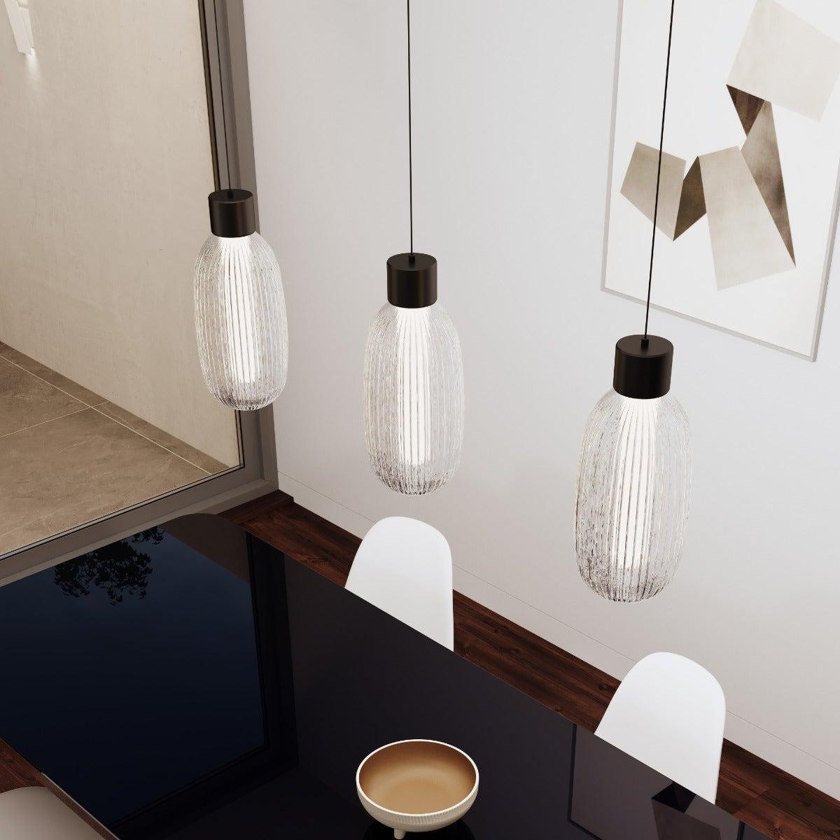 Nordic Striped Lantern Pendant Lamp M469