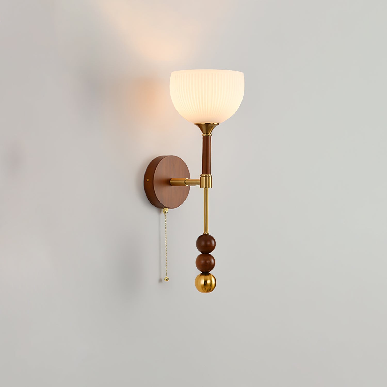 Retro Solid Wood Series Wall Lamp M523