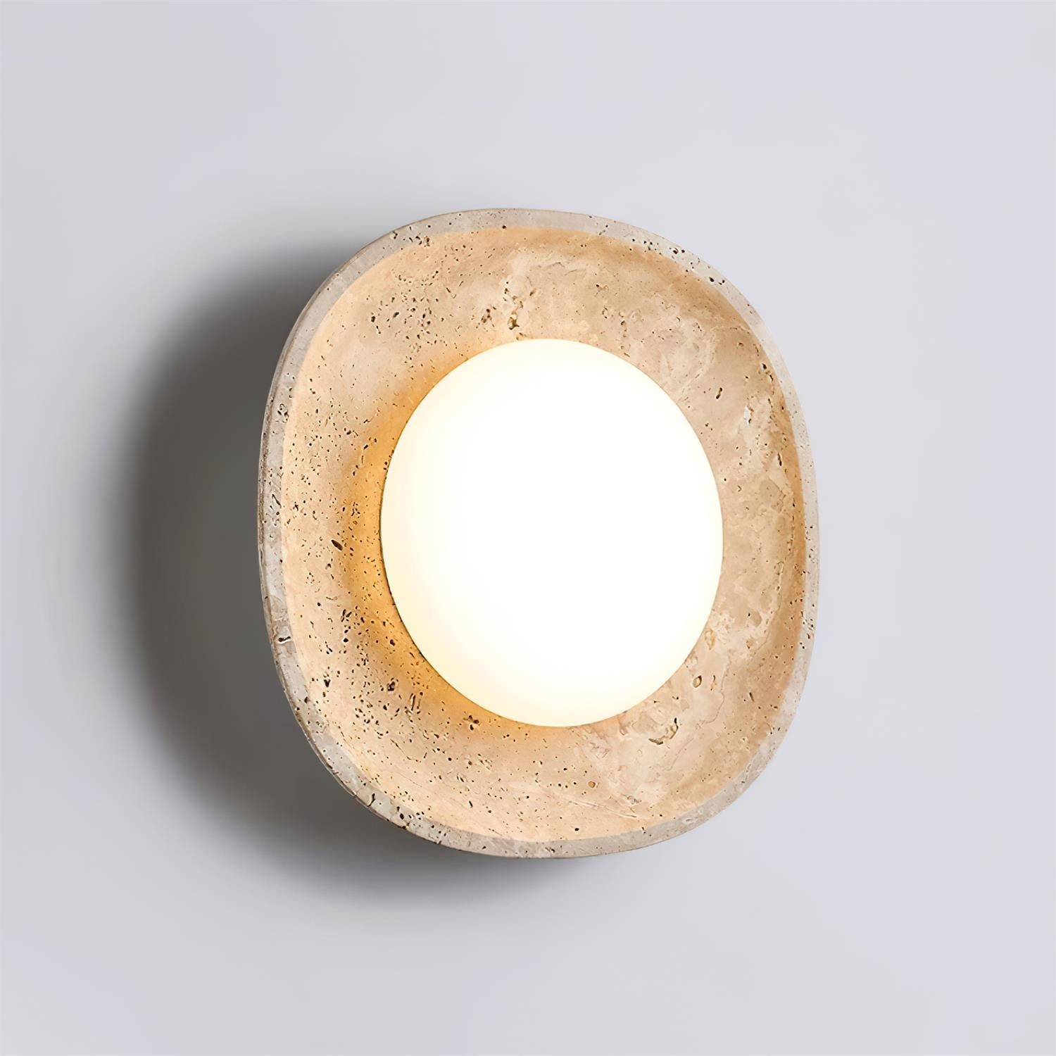 Japanese Style Wabi-Sabi Stone Wall Lamp M263