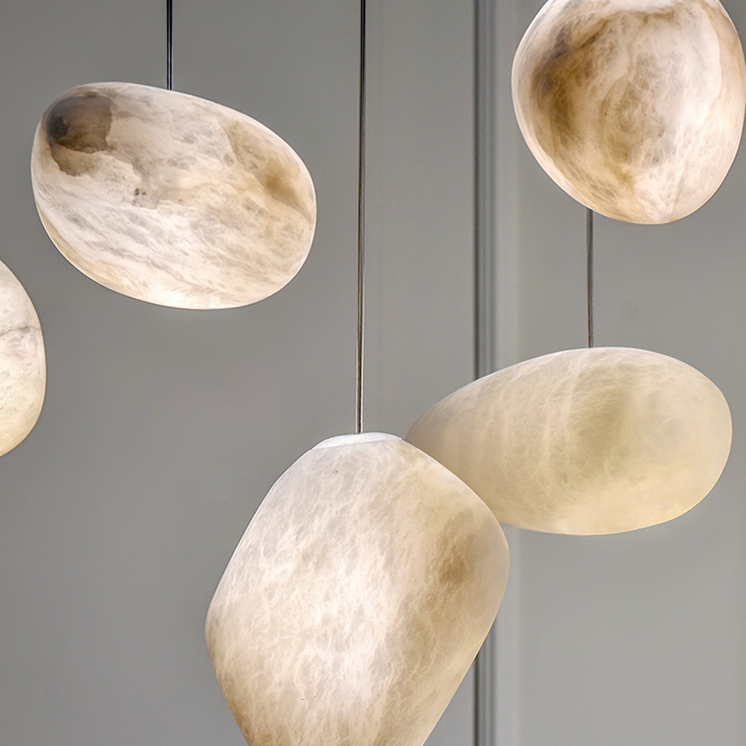 Pebbles Alabaster Pendant Lamp M439