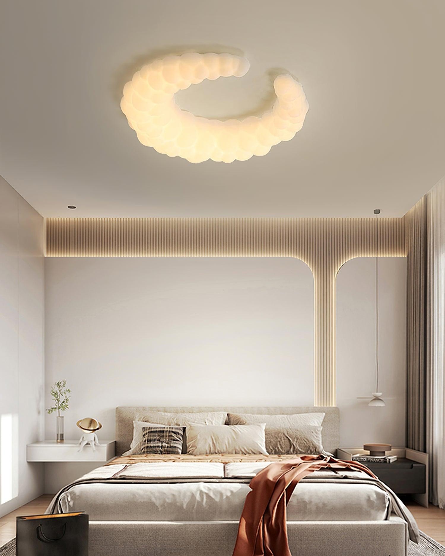 Cream Style Moon Ceiling Lamp M580