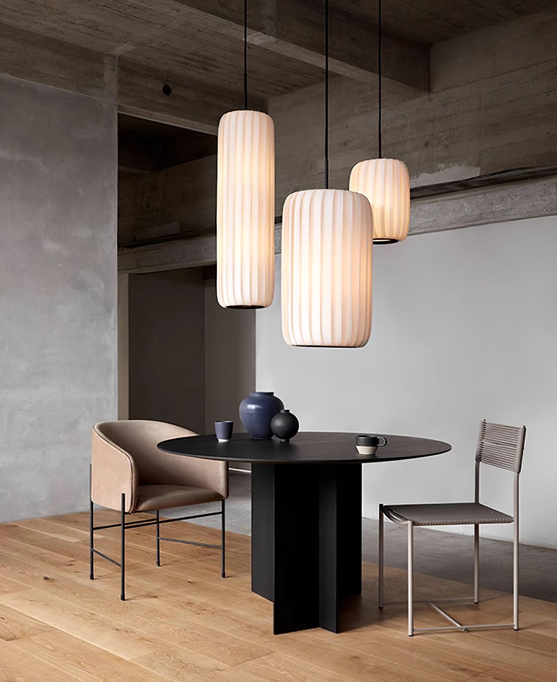 Scandinavian Minimalist Fabric Pendant Lamp M331