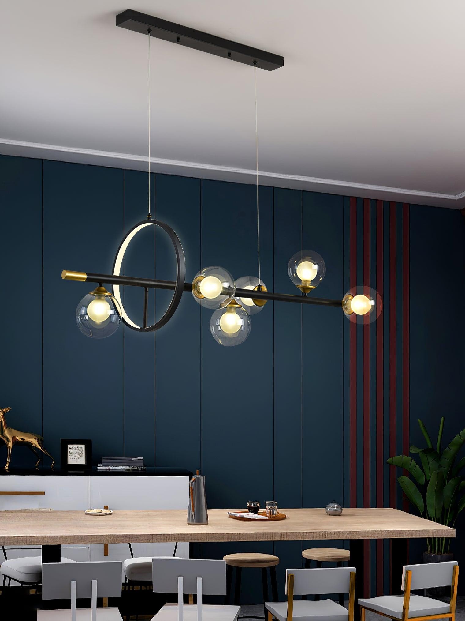 Creative Horizontal Long Bar Chandelier M68