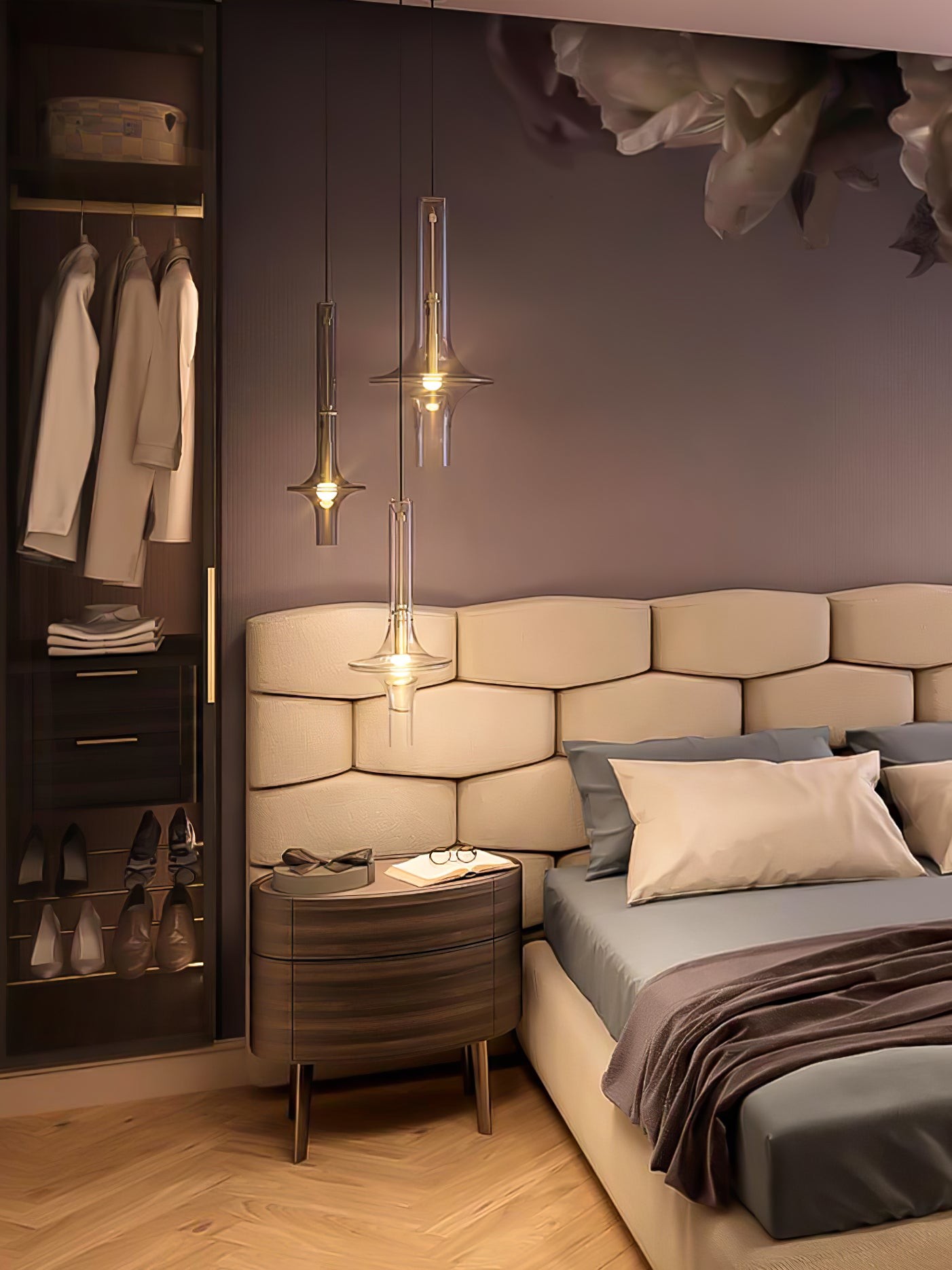 Modern Creative Glass Tube Pendant Lamp M101