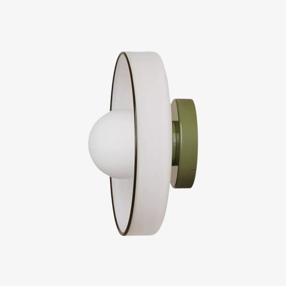 Kalo Wall Ceiling Light - Blown Glass Disc Orb Flush Mount Sconce T662
