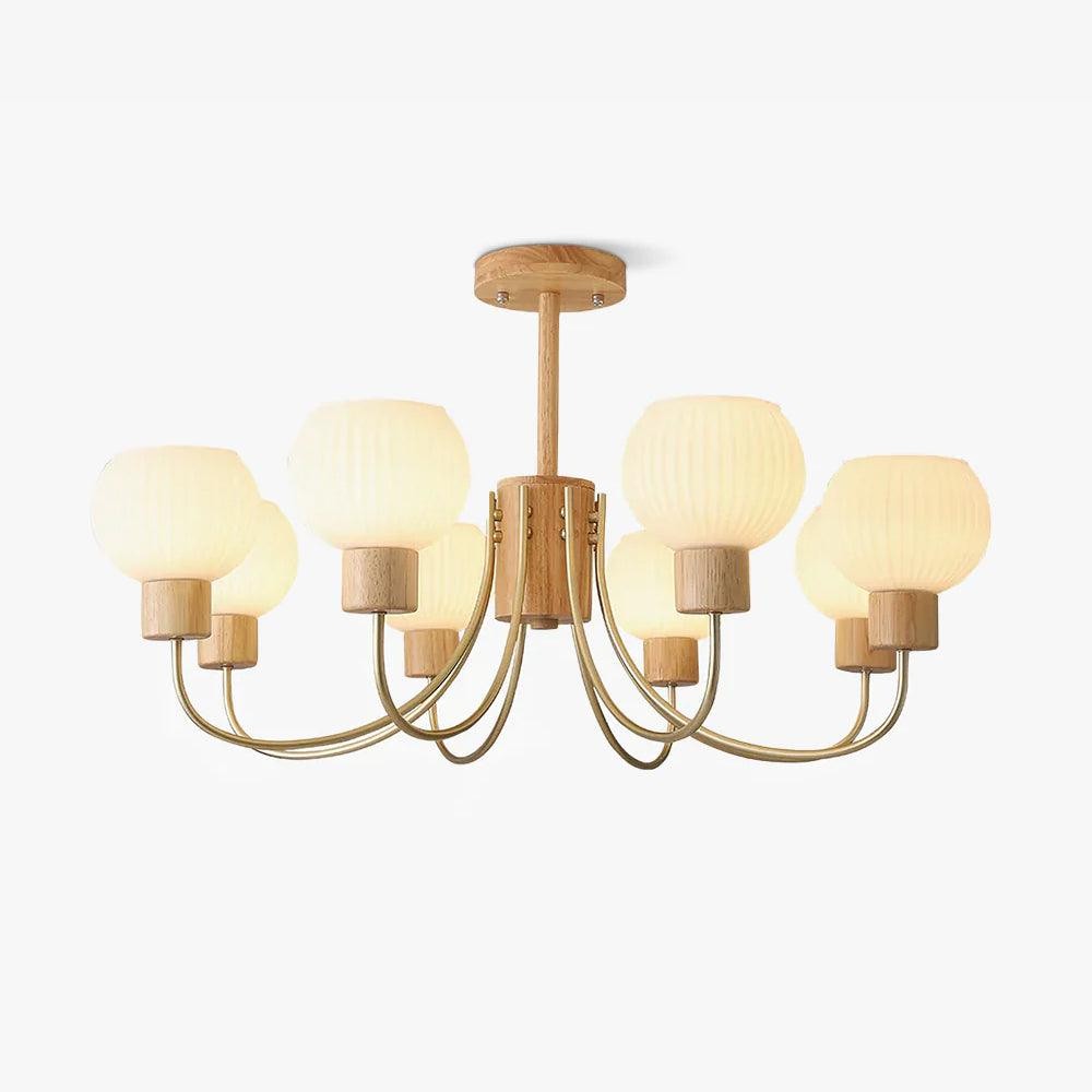 Wabi-sabi Wooden Chandelier M562