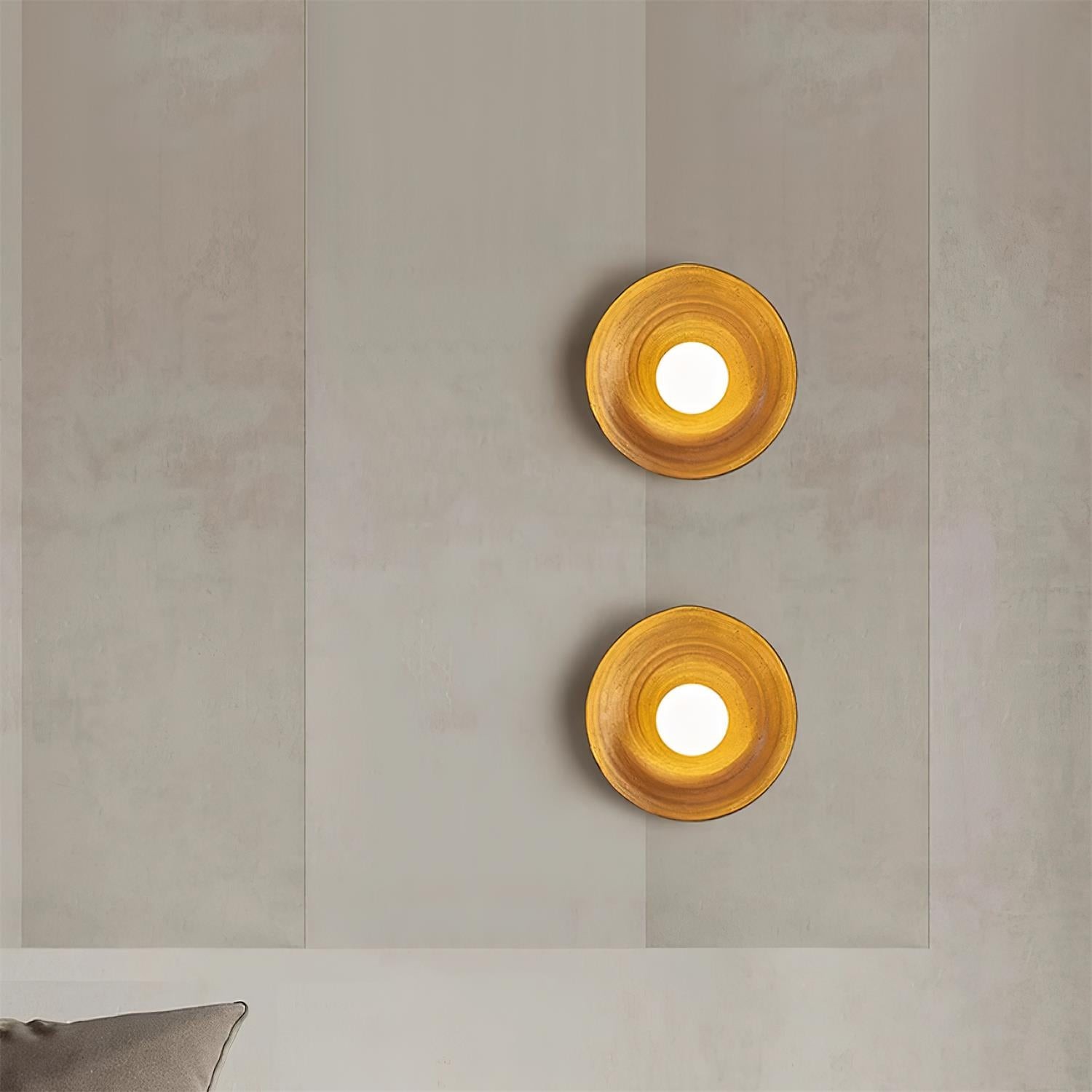 Retro Irregular Round Wall Lamp M205