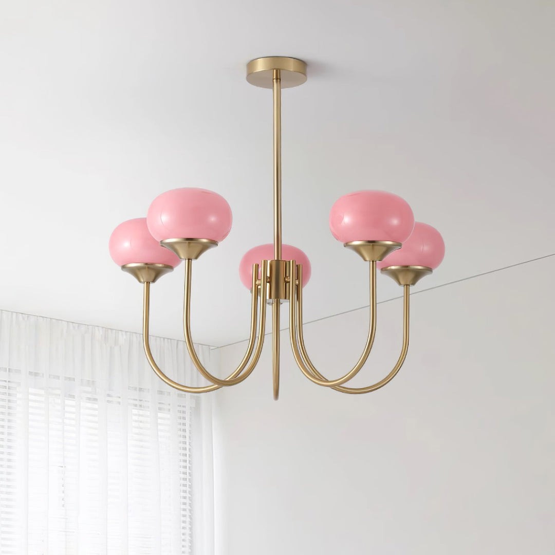 Nordic Bauhaus Glass Marshmallow Chandelier S168