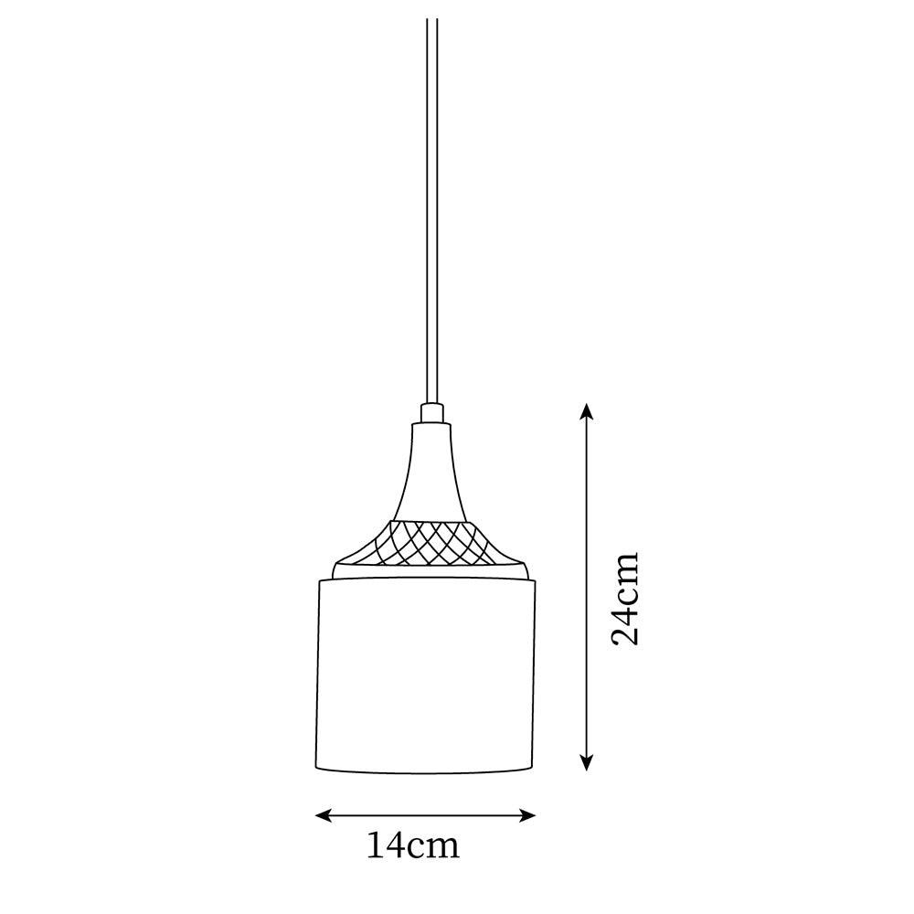 Modern Simple Cream Smooth Small Pendant Lamp M265