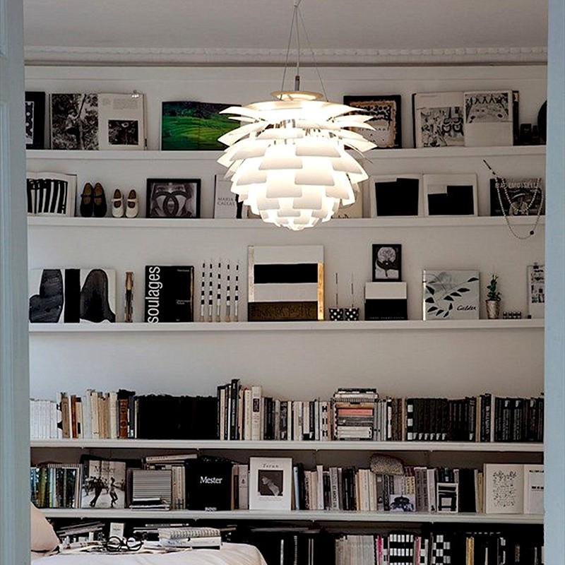 Modern Sculptural Layered Pendant Light