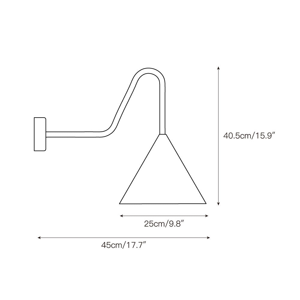 Cone Wall Lamp D754