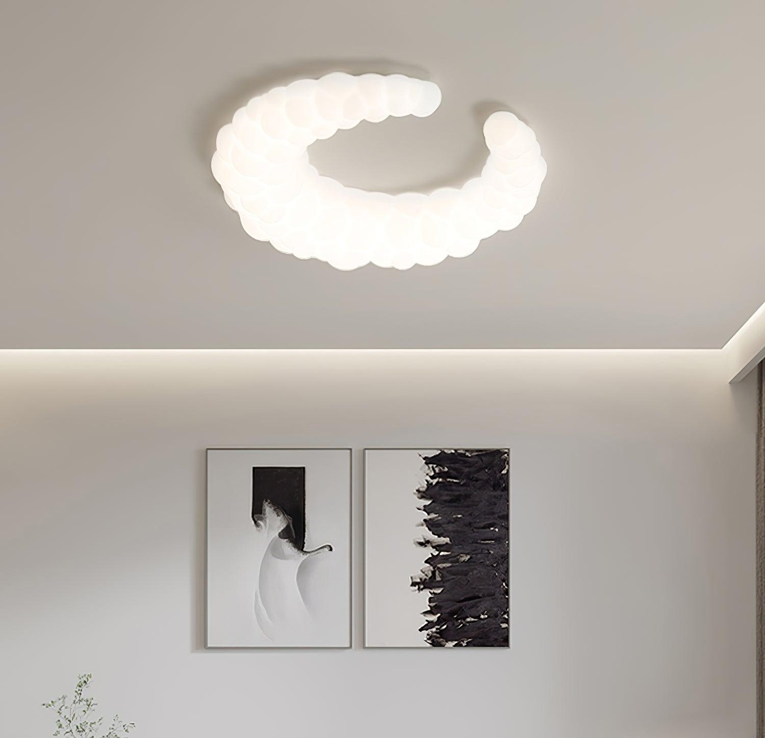 Cream Style Moon Ceiling Lamp M580