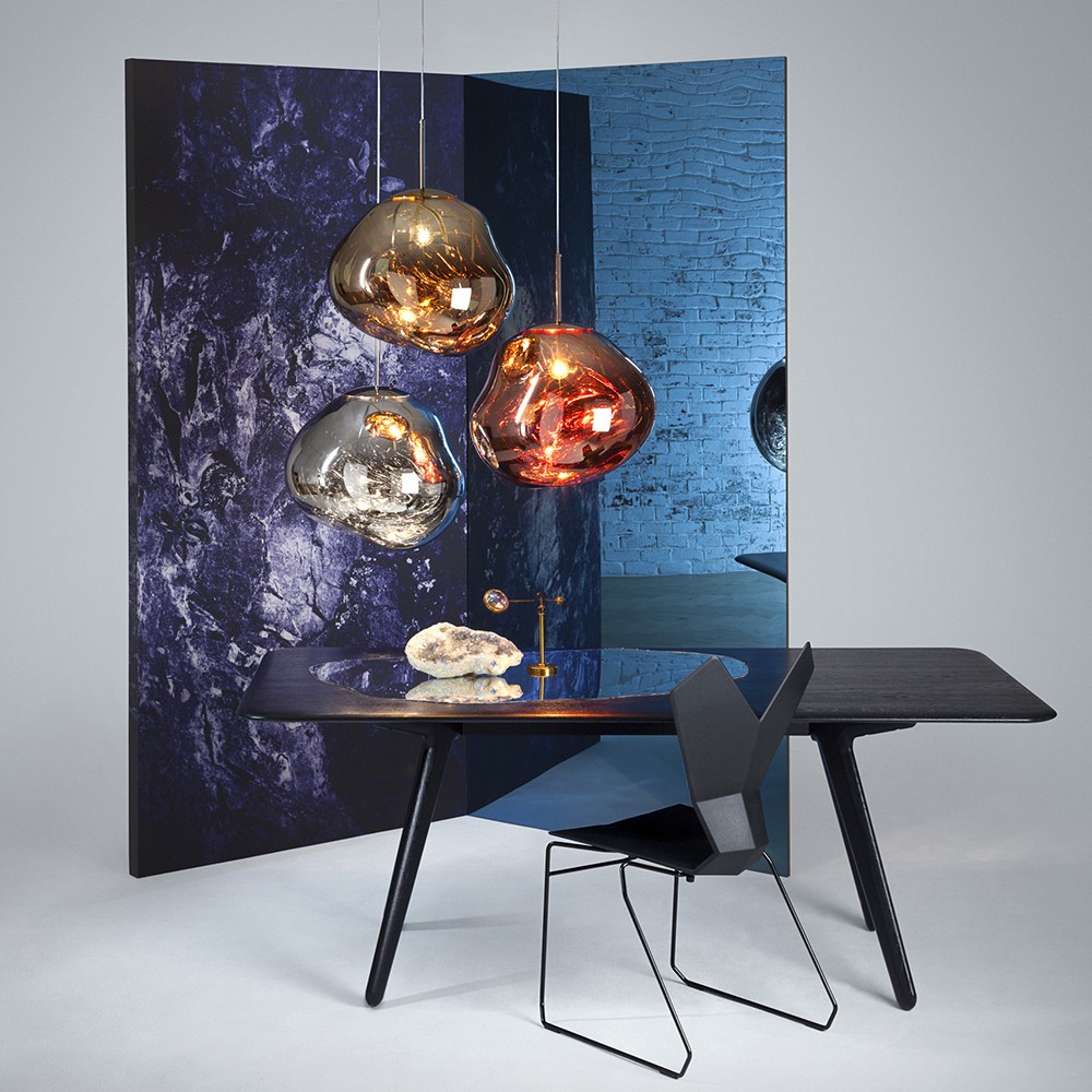 Dynamic Surface Pendant Light For Living Room S09