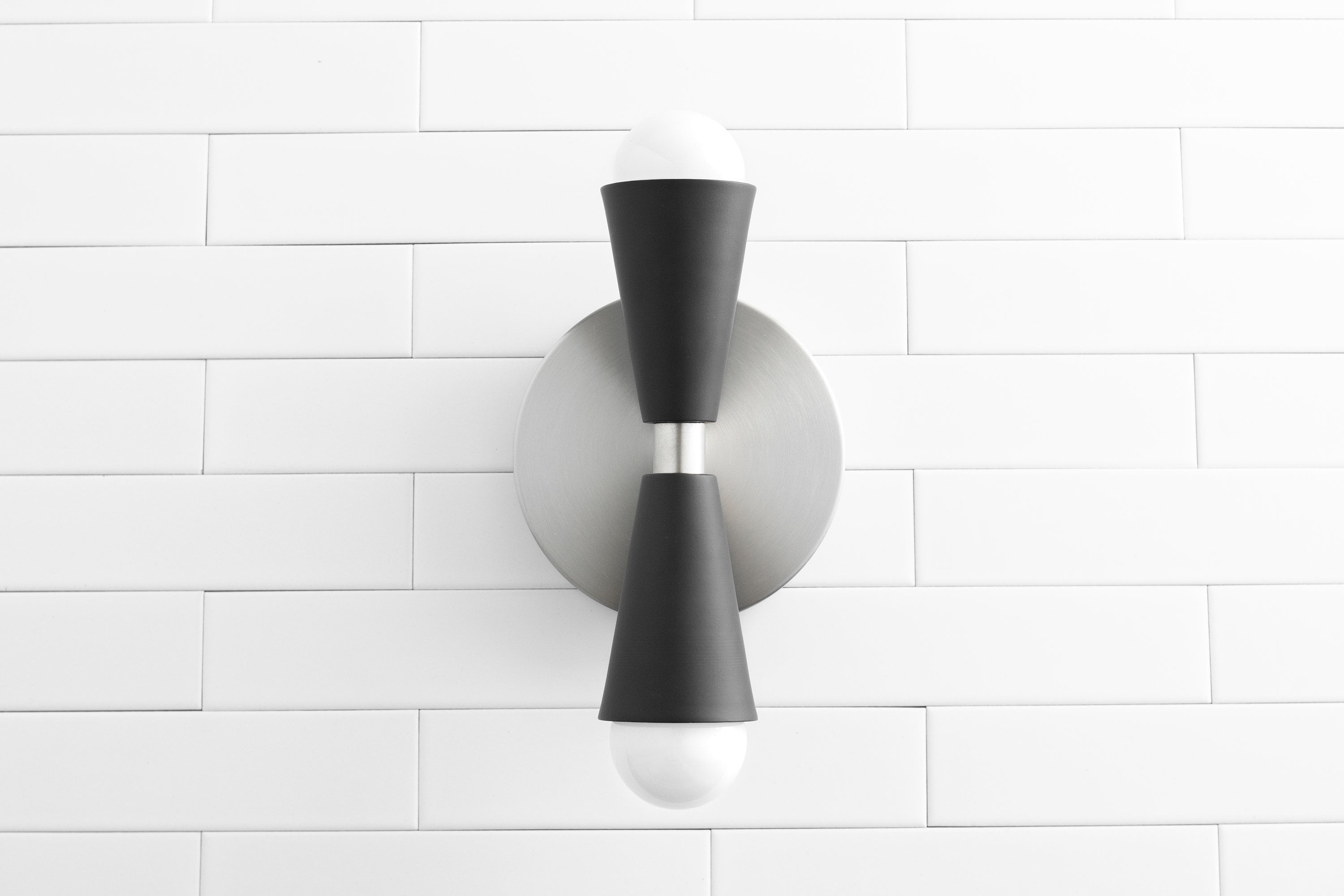 Pyralis Cone Linear Statement Wall Sconce - Modern Two Light Fixture T334