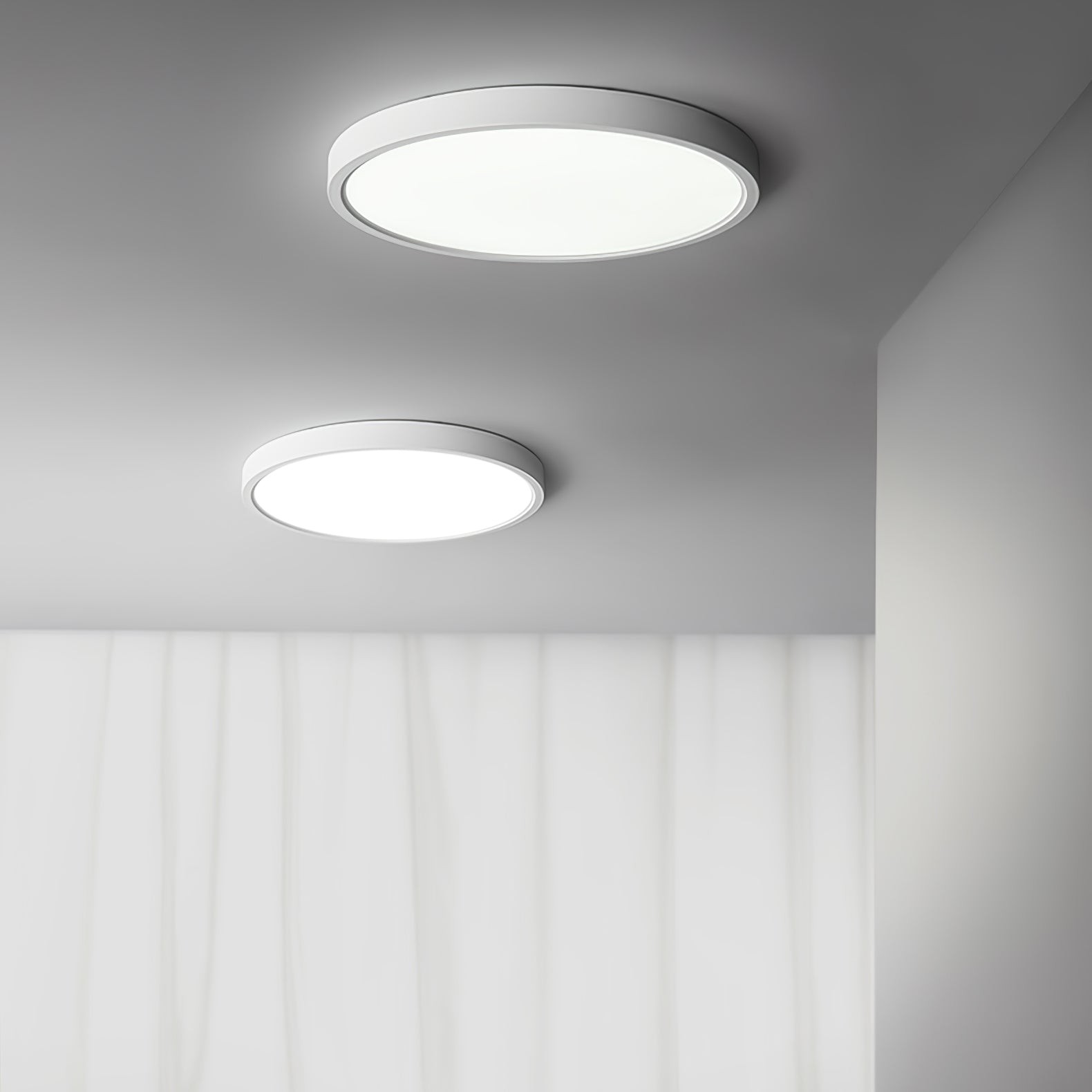 Minimalist Modern Round Acrylic Ceiling Light For Bedroom M498