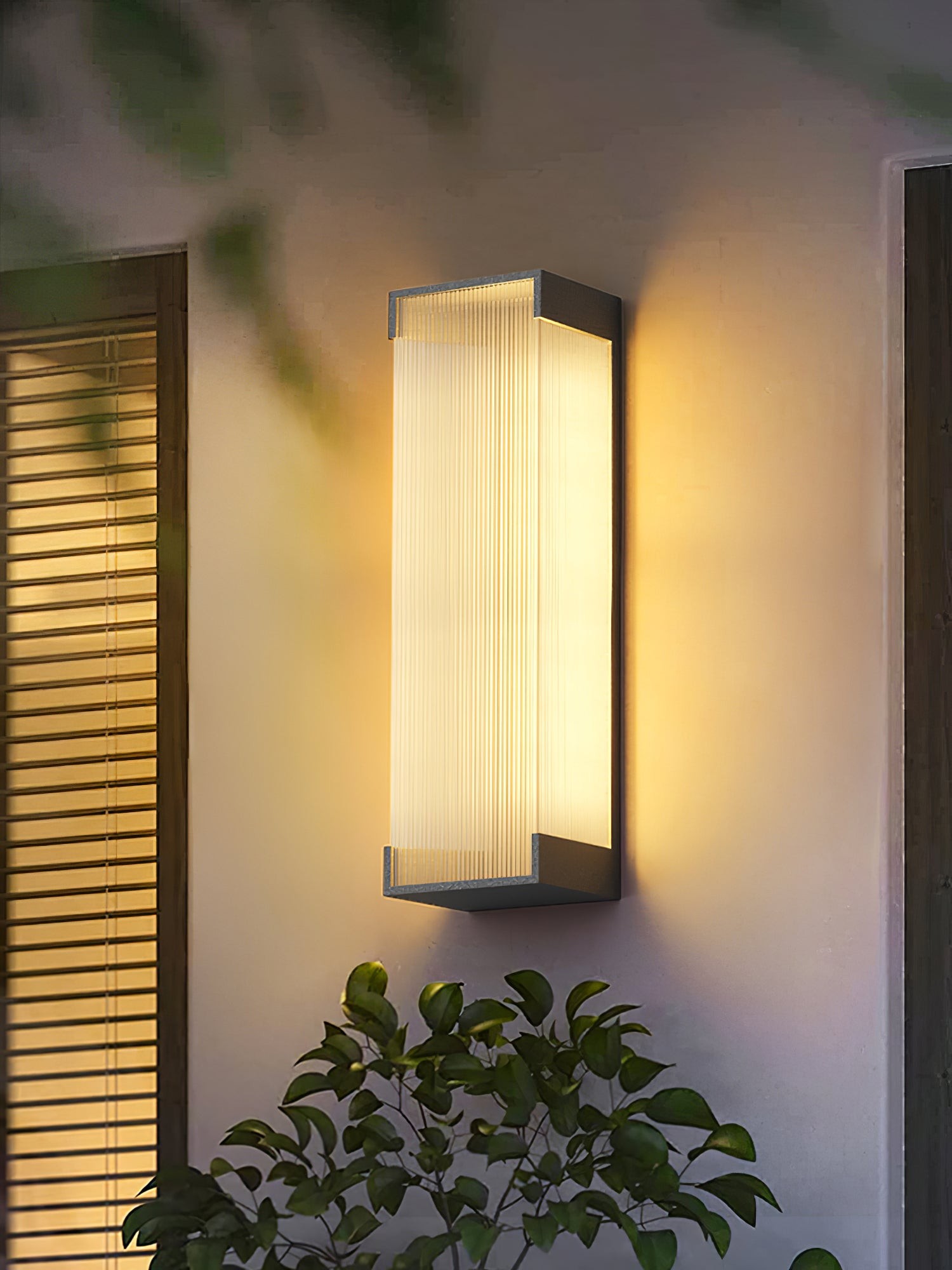 Rectangular Outdoor Wall Light M434
