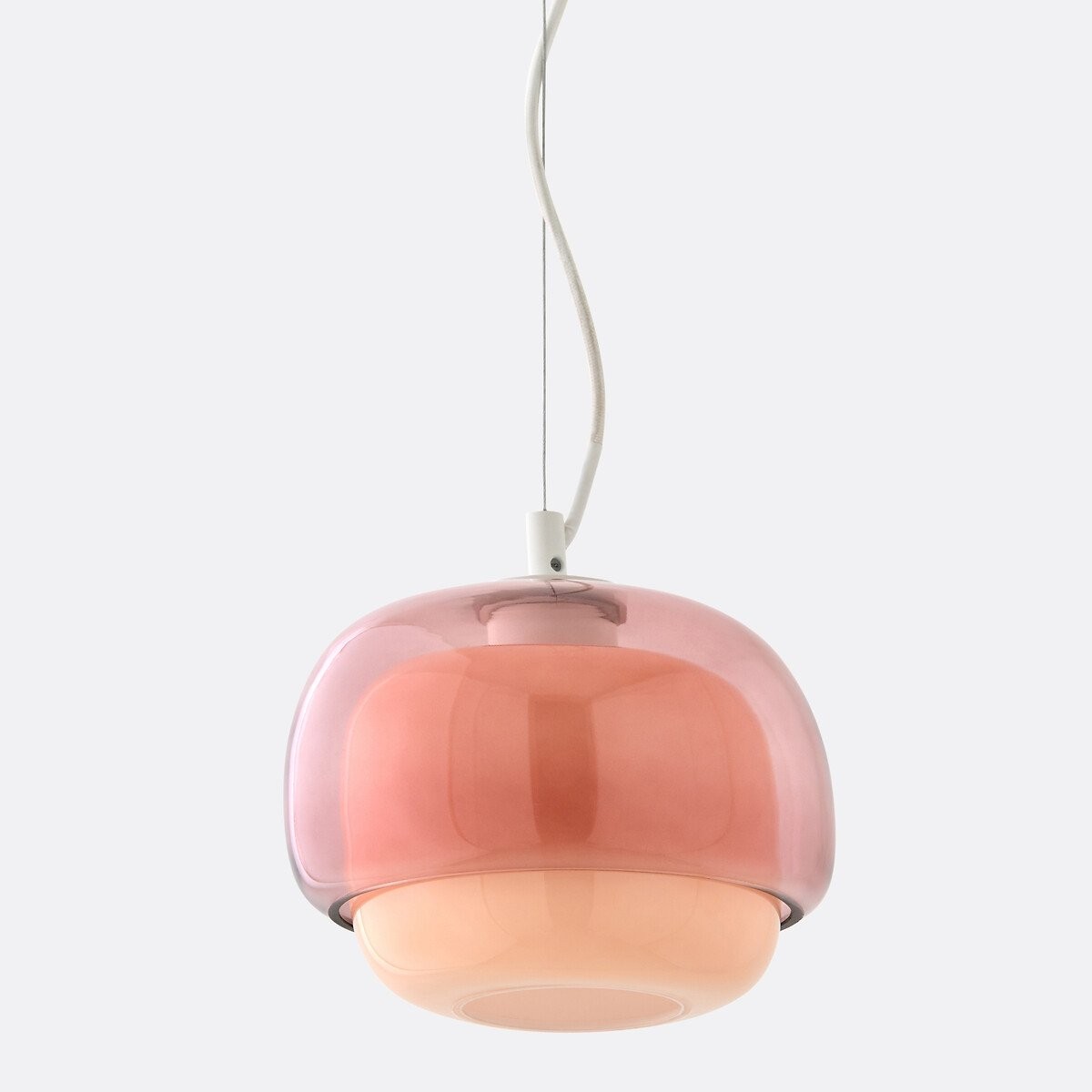 Clinco Modern Mushroom Pendant Light - Colored Glass Hanging Light T418