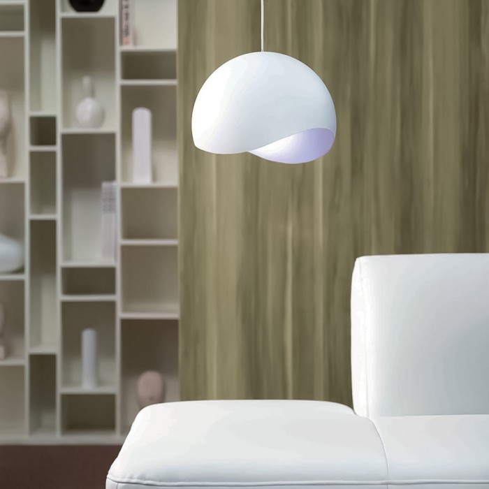 Creative Semi Eggshell Metal Pendant Light S158