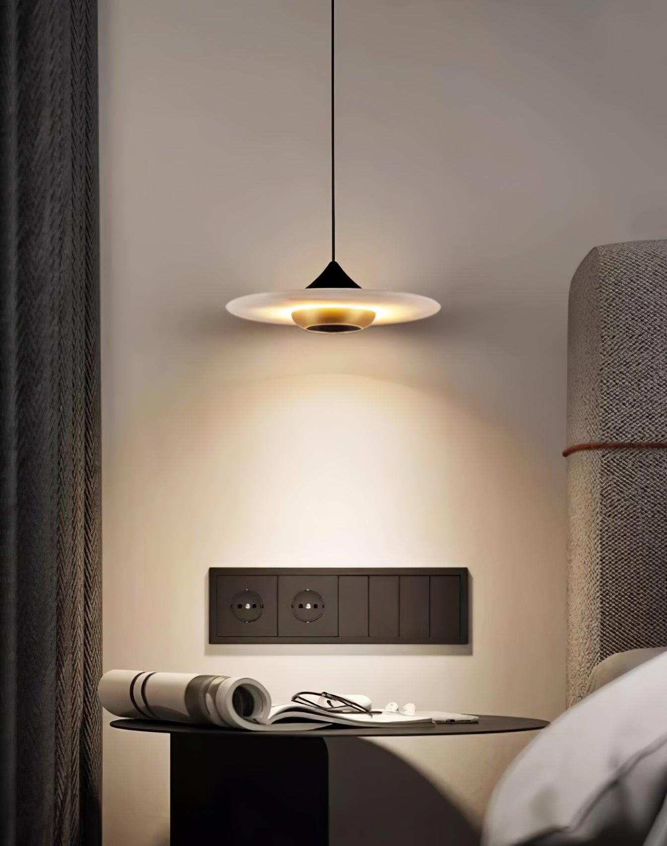 Flying Saucer Marble Pendant Lamp M558