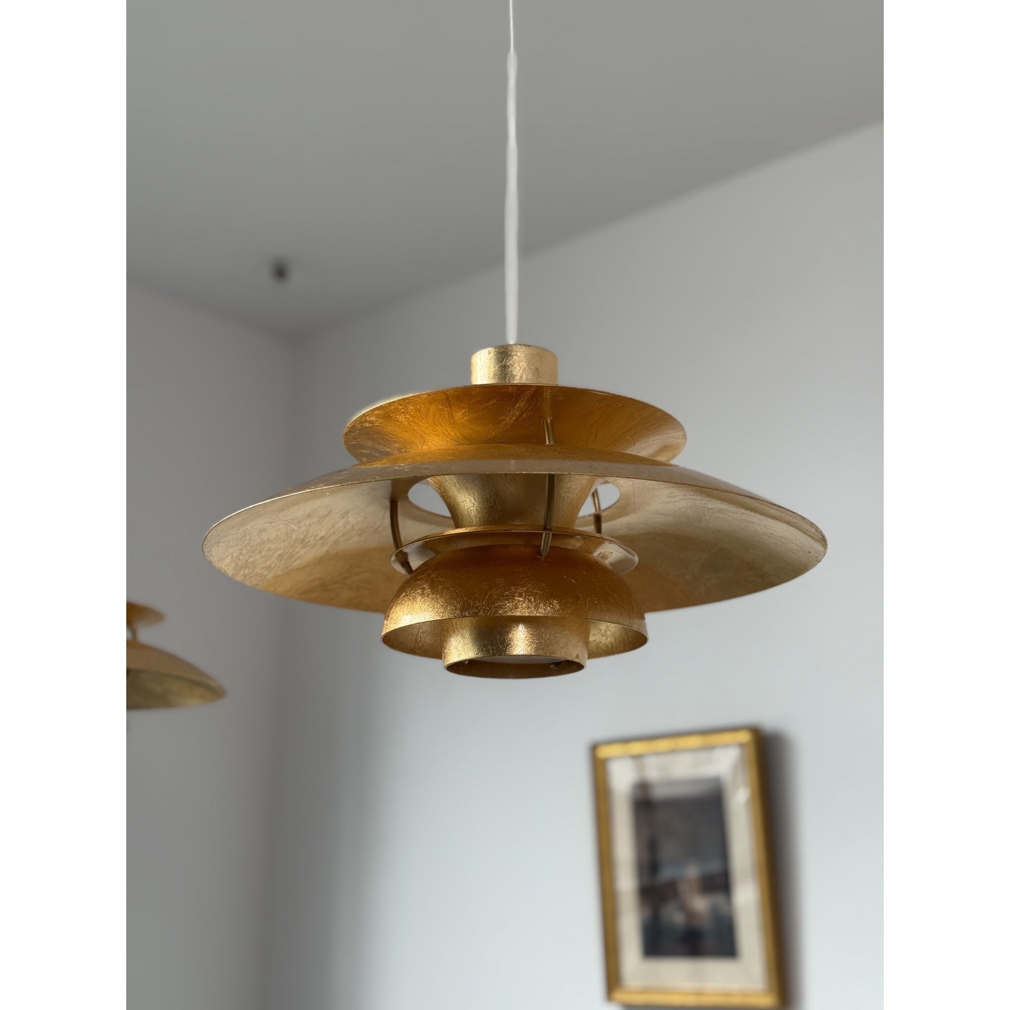 Gold Foil Layered Pendant Lamp D762